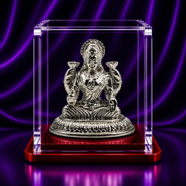 Temple_Tales_Pure_925_Sterling_Silver_Satya_Lakshmi_Ji_Idol_3g_|_Goddess_of_Prosperity_Murti_for_Car_Dashboard_&_Home_Mandir