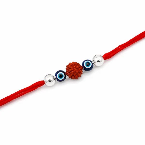 Temple_Tales_Shubh_Drishti_Silver_Rudraksha_Rakhi_for_Raksha_Bandhan
