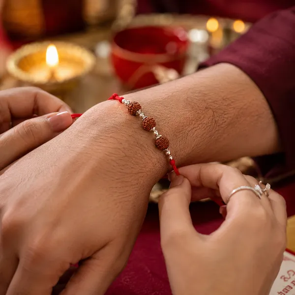 Trinetra_Kavach_–_3_Rudraksh_Beads_925_Sterling_Silver_Rakhi_for_Brother_|_Raksha_Bandhan_Gift_|_Temple_Tales