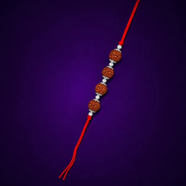 Chaturbhuj_Kavach_–_4_Rudraksh_Beads_925_Sterling_Silver_Rakhi_for_Brother_|_Raksha_Bandhan_Gift_|_Temple_Tales