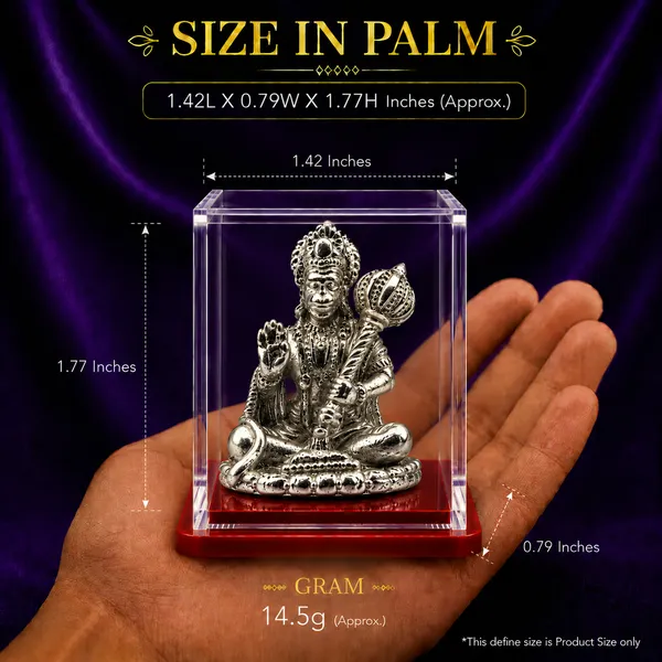 Temple_Tales_Pure_925_Sterling_Silver_Kesarinandan_Hanuman_Ji_Idol_14.5g_|_Pavanputra_Hanuman_Murti_for_Home_Temple,_Courage_&_Evil_Eye_Protection