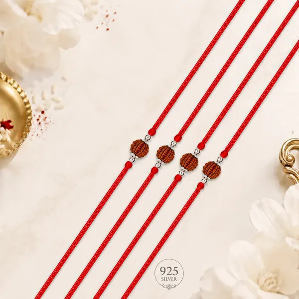 Ek_Rudra_Kavach_–_1_Rudraksh_Bead_(Pack_of_4)_925_Sterling_Silver_Rakhi_for_Brother_|_Raksha_Bandhan_Gift_|_Temple_Tales