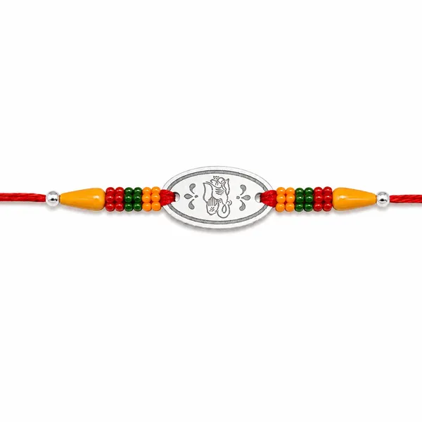 Temple_Tales_Ganesh_Blessings_Silver_Rudraksha_Rakhi_for_Raksha_Bandhan
