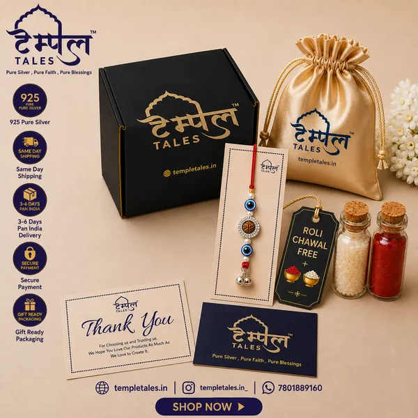 Temple_Tales_Drishti_Shagun_Silver_Lumba_Rakhi_for_Bhabhi