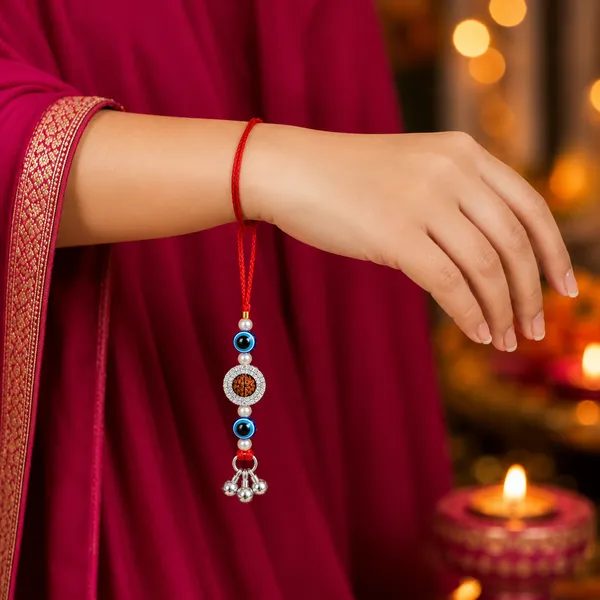 Temple_Tales_Drishti_Shagun_Silver_Lumba_Rakhi_for_Bhabhi