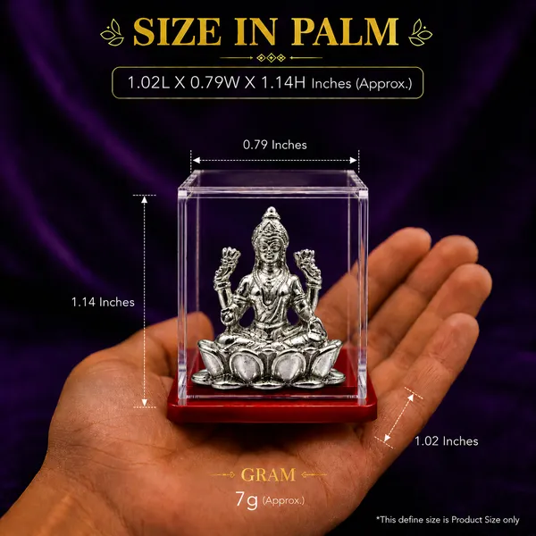 Temple_Tales_Pure_925_Sterling_Silver_Shraddha_Lakshmi_Ji_Idol_7g_|_Divine_Devotion_Laxmi_Mata_Idol_for_Home_Temple_Locker_&_Gifting