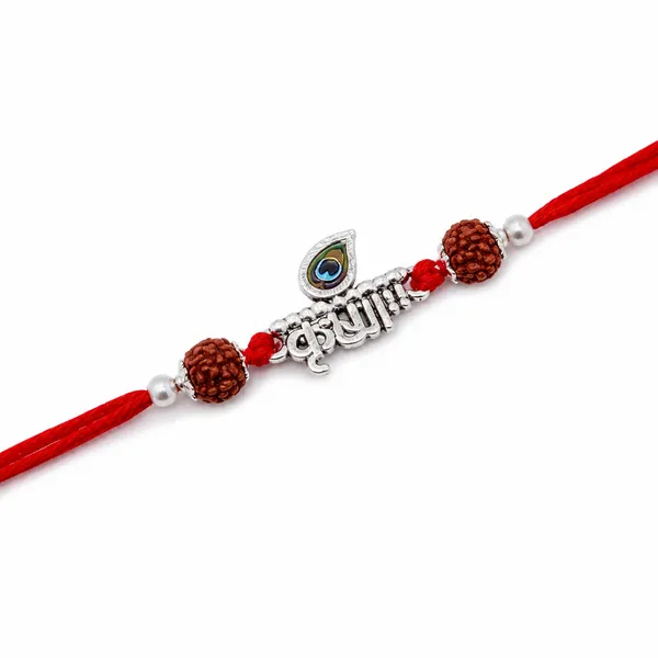 Temple_Tales_Morpankh_Krishna_Kavach_Silver_Rudraksha_Rakhi_for_Raksha_Bandhan
