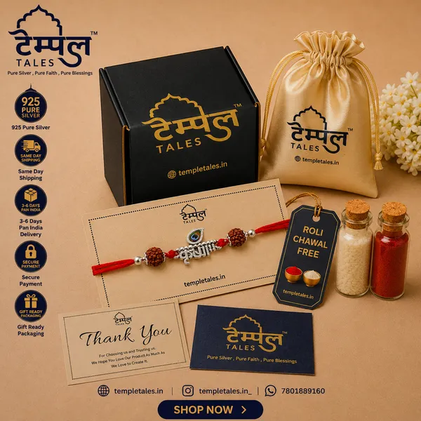 Temple_Tales_Morpankh_Krishna_Kavach_Silver_Rudraksha_Rakhi_for_Raksha_Bandhan