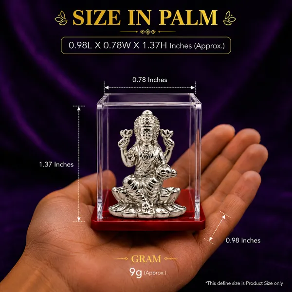 Temple_Tales_Pure_925_Sterling_Silver_Lakshmi_Devi_Idol_9g_|_Classic_Pure_Silver_Laxmi_Murti_for_Dhanteras,_Diwali_&_Akshaya_Tritiya