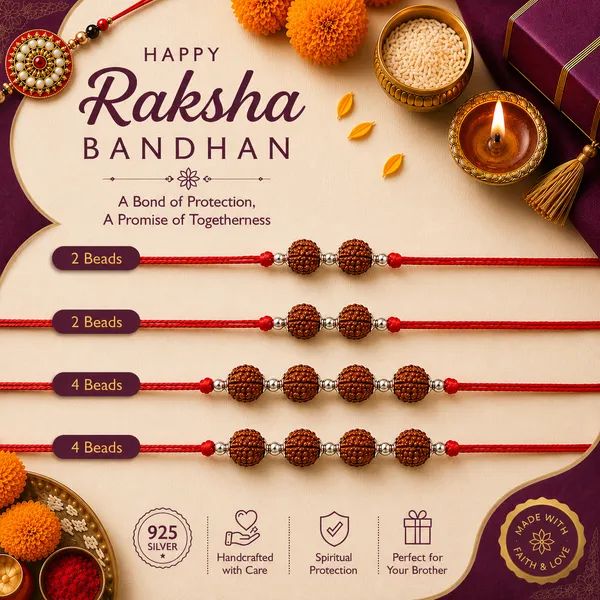 Temple_Tales_Shiv-Shakti_&_Chaturbhuj_Brother_Duo_(Pack_of_4)_925_Sterling_Silver_Rudraksha_Rakhi_Gift_Set