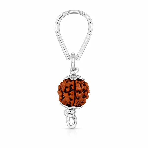 925_Sterling_Silver_Sacred_Rudraksh_Bead_|_Spiritual_Pendant_|_Temple_Tales