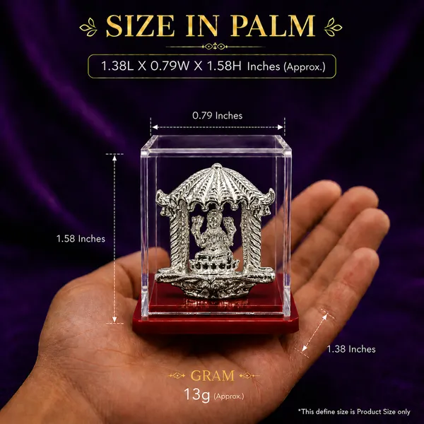 Temple_Tales_Pure_925_Sterling_Silver_Amruta_Lakshmi_Ji_Idol_13g_|_Mini_Laxmi_Idol_for_Cash_Counter,_Wallet_Vault_&_Housewarming