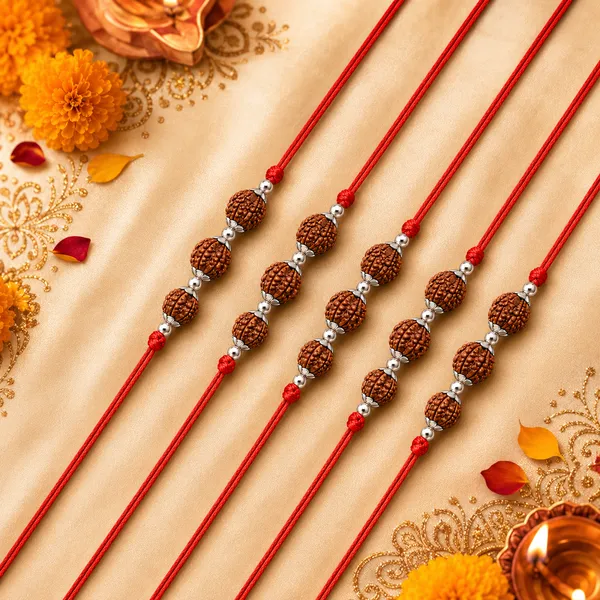 Trinetra_Kavach_–_3_Rudraksh_Beads_(Pack_of_5)_925_Sterling_Silver_Rakhi_for_Brother_|_Raksha_Bandhan_Gift_|_Temple_Tales