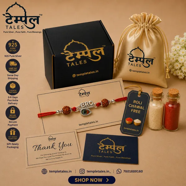 Temple_Tales_Krishna_Bro_Kavach_Silver_Rudraksha_Rakhi_for_Raksha_Bandhan