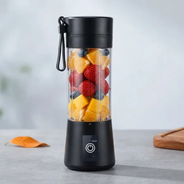 Plastic_Stainless_Steel_Blade_Portable_Usb_Juicer_Cup