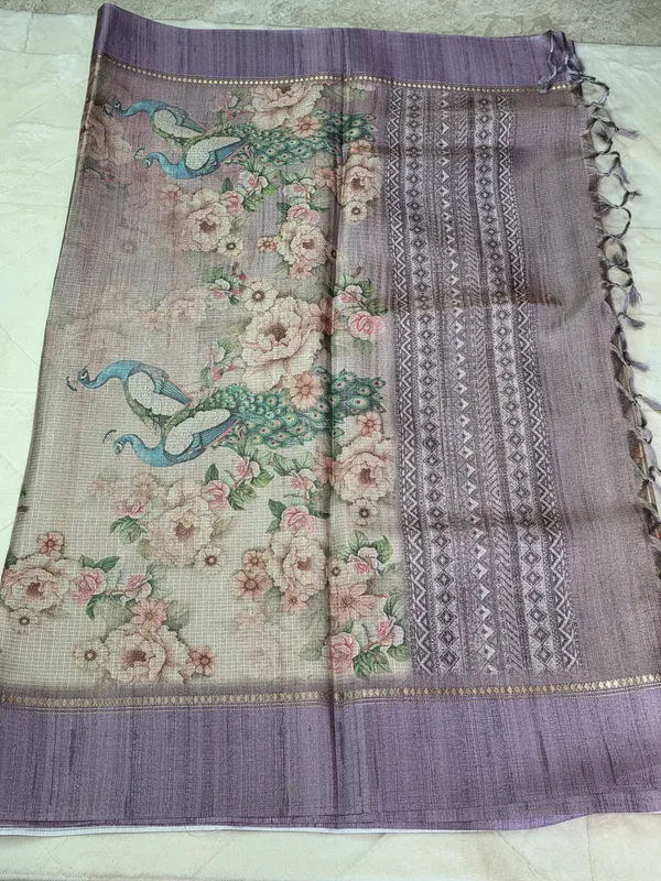Purple_Kota_Floral_Peacock_Embroidered_Tassel_Saree_For_Women