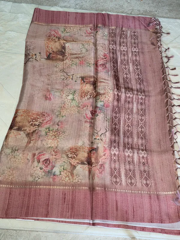 Soft_Pink_Kora_Digital_Floral_Print_Saree_For_Women