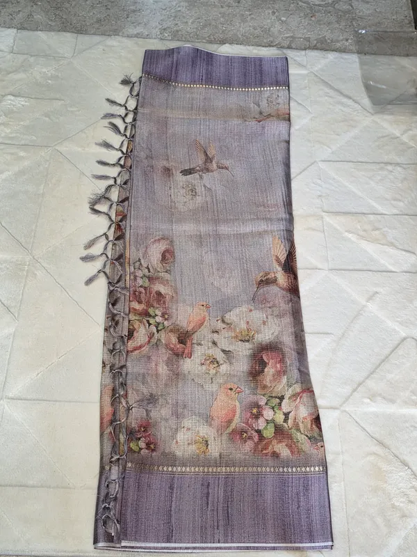 Lavender_Kota_Digital_Floral_Print_Saree_For_Women