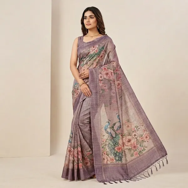 Purple_Kota_Floral_Peacock_Embroidered_Tassel_Saree_For_Women