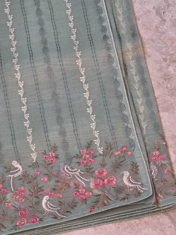 Pastel_Green_Kora_Floral_Embroidered_Saree_For_Women