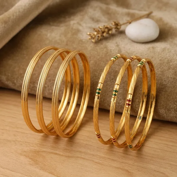 Gold_Copper_Bangle_Set_For_Women_(Combo_of_2)