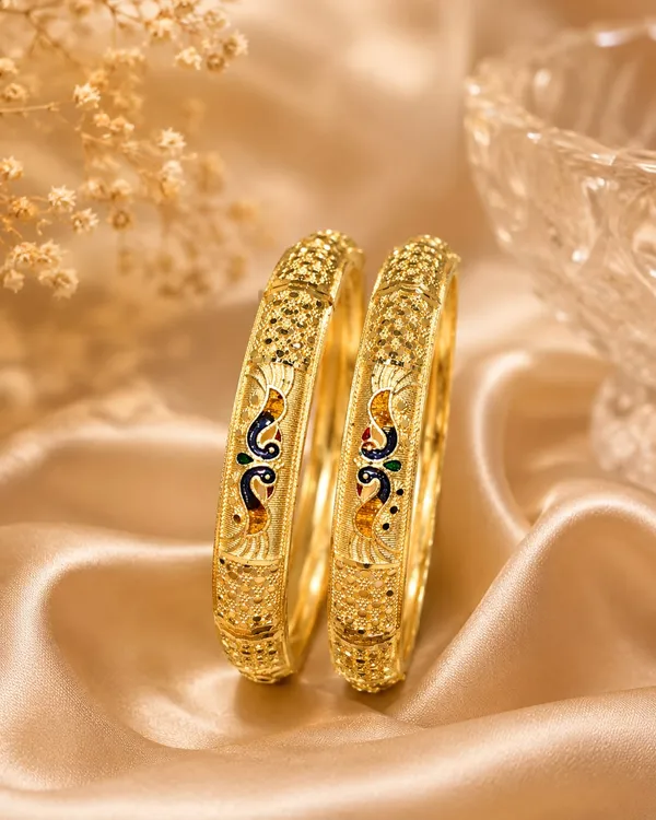 Gold_Copper_Bangle_Set_For_Women