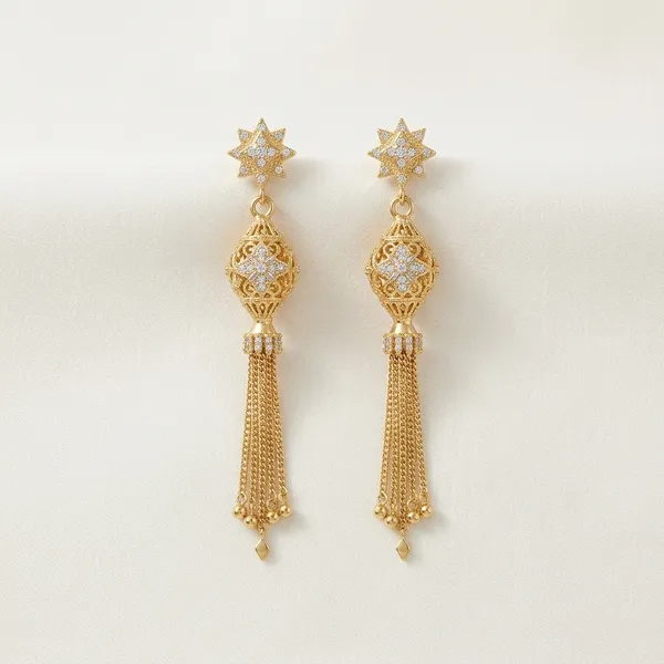Gold_Copper_Drop_Earrings_For_Women