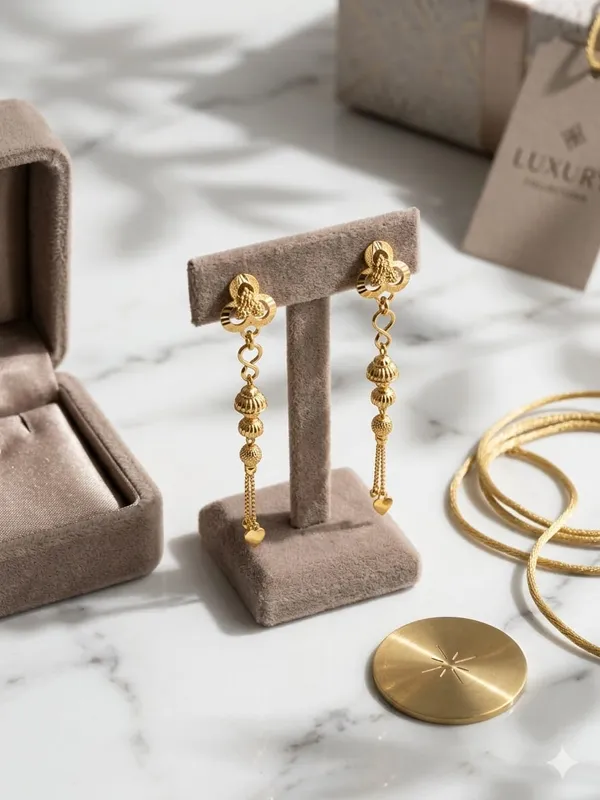 Gold_Copper_Drop_Earrings_For_Women