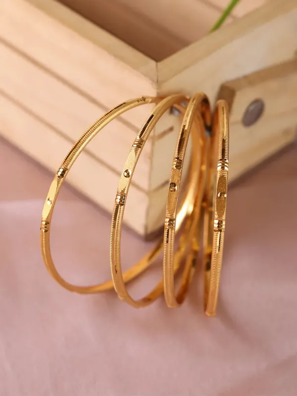 Gold_Copper_Bangle_Set_For_Women