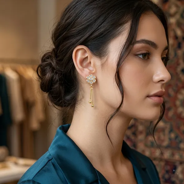 Gold_Tone_Crystal_Flower_Drop_Earrings_for_Women