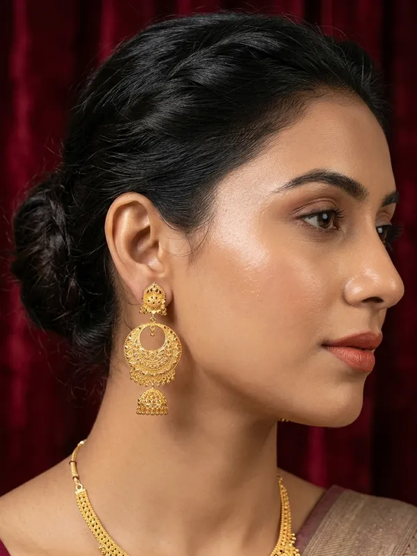 Golden_Chandbali_Jhumka_Earrings_for_Women