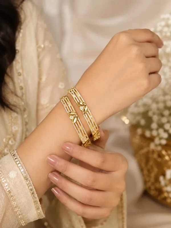 Gold_Copper_Bangle_Set_For_Women