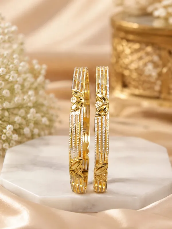 Gold_Copper_Bangle_Set_For_Women