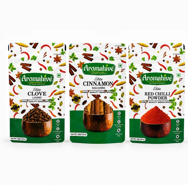 Aromahive_Elite_Clove_30_G_Aromahive_Elite_Cinnamon_30_G_Aromahive_Red_Chilli_Powder_100_G