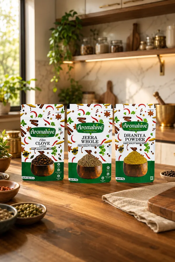 Aromahive_Elite_Clove_30_G_Aromahive_Jeera_Whole_100_G_Aromahive_Dhaniya_Powder_100_G