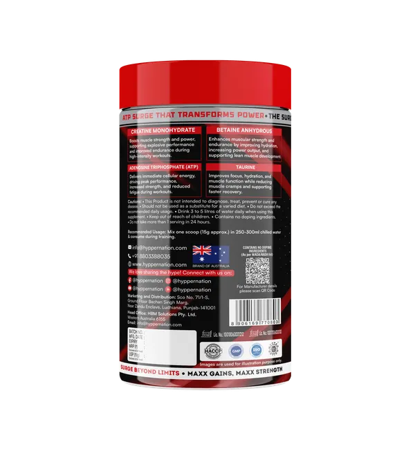 Atp_Surge_Blend_Of_Creatine_Betaine_Taurine_450_Gram_30_Servings_Watermelon