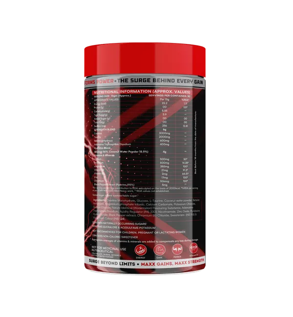 Atp_Surge_Blend_Of_Creatine_Betaine_Taurine_450_Gram_30_Servings_Watermelon