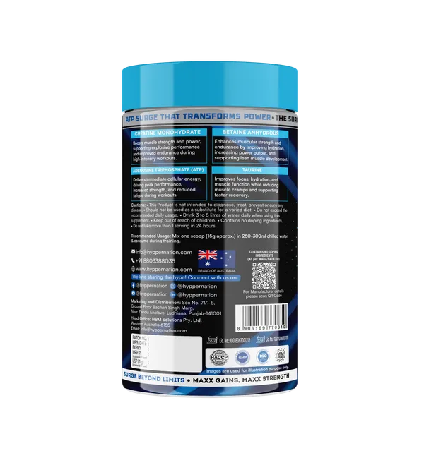 Atp_Surge_Blend_Of_Creatine_Betaine_Taurine_450_Gram_30_Servings_Blueberry