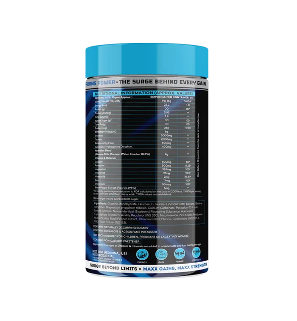 Atp_Surge_Blend_Of_Creatine_Betaine_Taurine_450_Gram_30_Servings_Blueberry