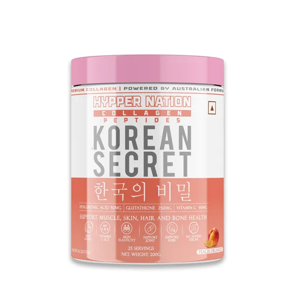 Korean_Secret_Premium_Collagen_200_Gram_25_Servings_Peach_Orange
