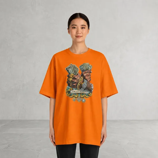 Oversized_Orange_Cotton_Trust_No_One_Graphic_T-Shirt_For_Women
