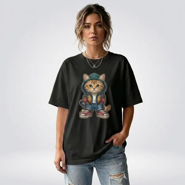 Oversized_Black_Cotton_Graphic_Print_T-Shirt_For_Women