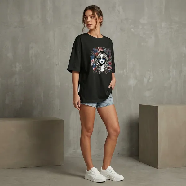 Oversized_Black_Cotton_Graphic_Print_T-Shirt_For_Women