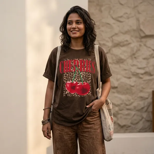 Oversized_Brown_Cotton_Graphic_Print_T-Shirt_For_Women