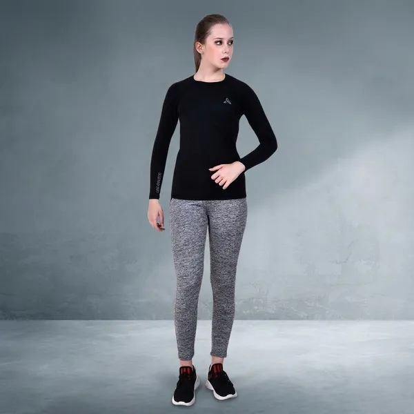 Oversized_Black_Poly-Lycra_Compression_Long_Sleeve_Sports_T-Shirt_For_Women