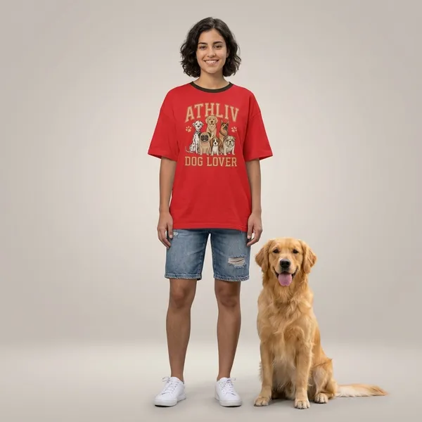 Oversized_Red_Cotton_Dog_Lover_Graphic_Print_T-Shirt_For_Women