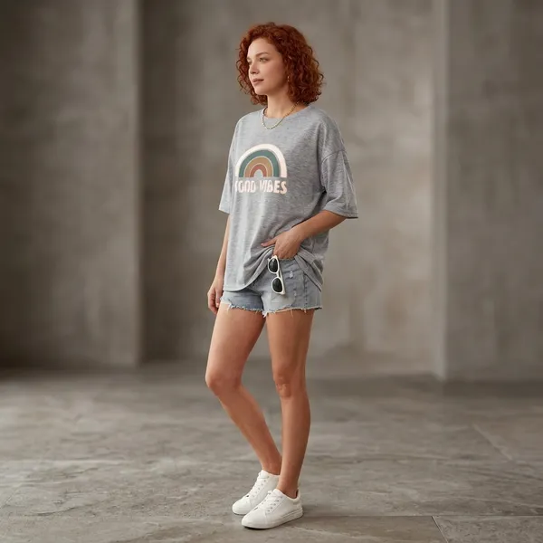 Oversized_Grey_Cotton_Rainbow_Graphic_T-Shirt_For_Women