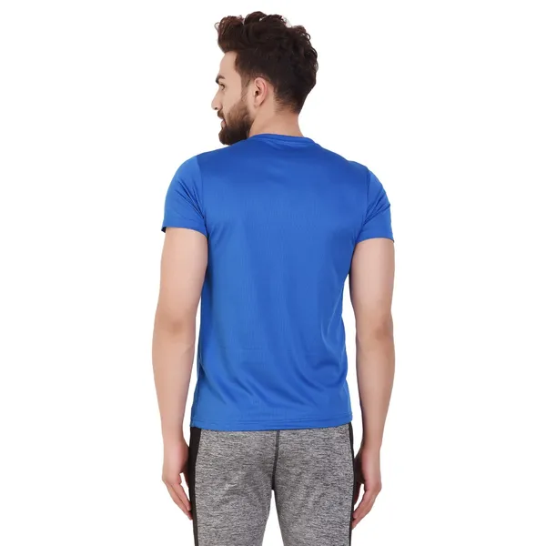 Royal_Blue_Polyester_Short_Sleeve_Sports_T-Shirt_For_Men