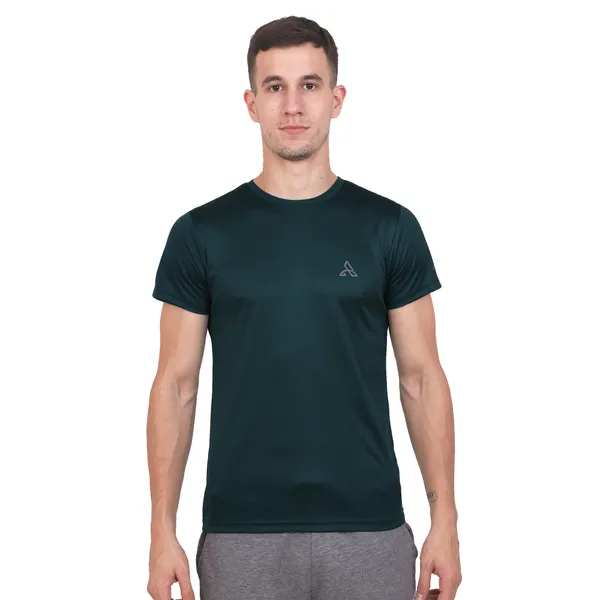 Olive_Green_Polyester_Dry_Fit_Crew_Neck_T-Shirt_For_Men