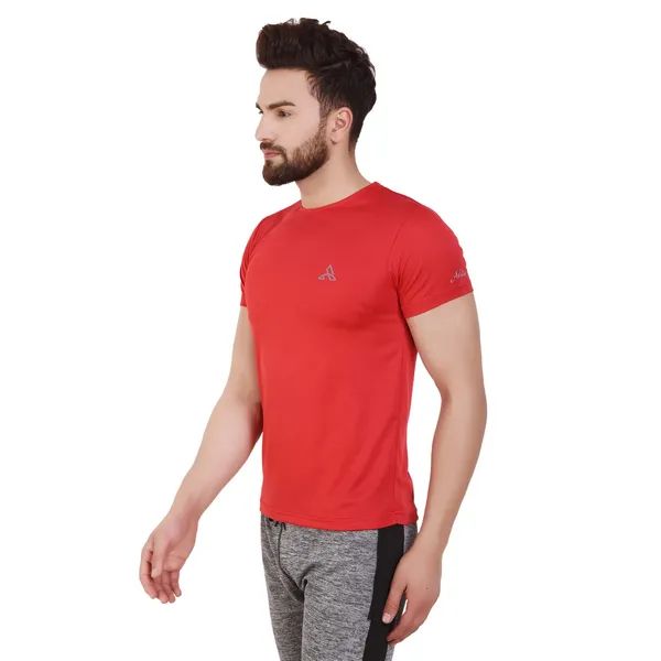 Red_Polyester_Dry_Fit_Sports_T-Shirt_For_Men